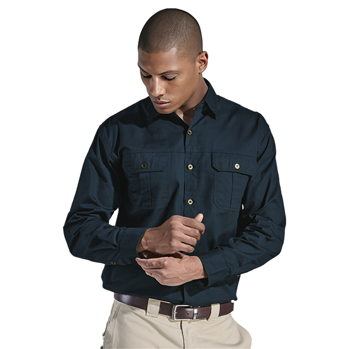 Mens Bush Shirt Long Sleeve