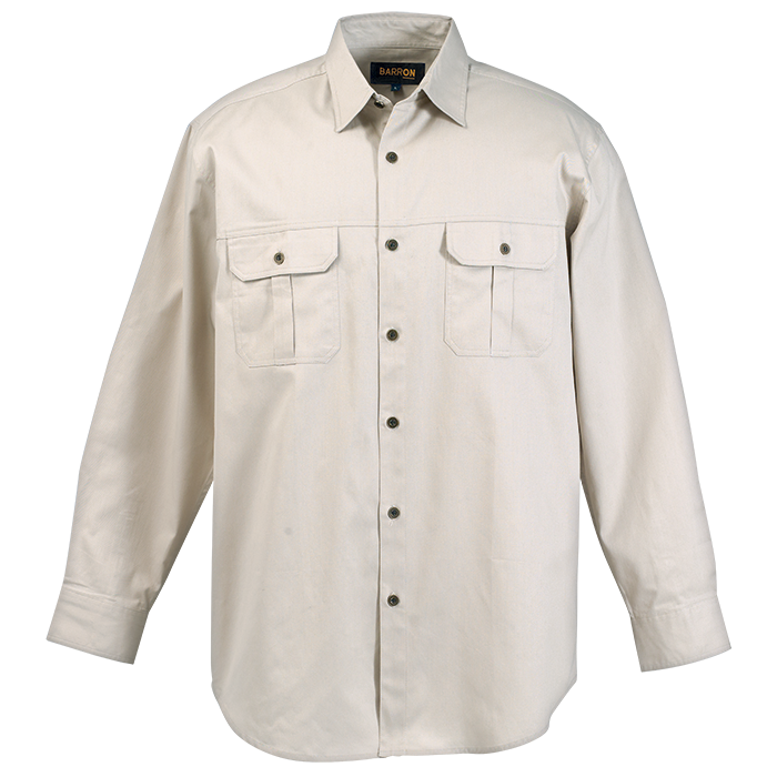 Mens Bush Shirt Long Sleeve