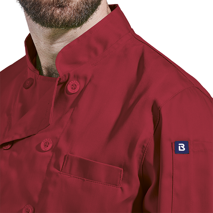 Mens Long Sleeve Savona Chef Jacket
