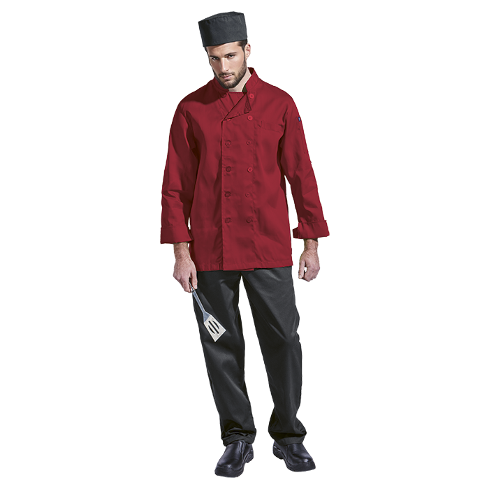 Mens Long Sleeve Savona Chef Jacket