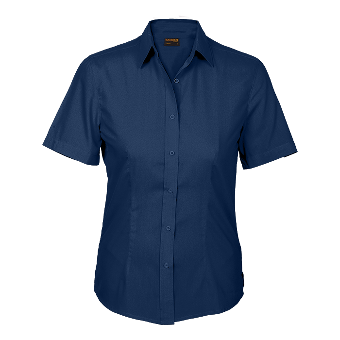 Ladies Basic Poly Cotton Lounge Short Sleeve