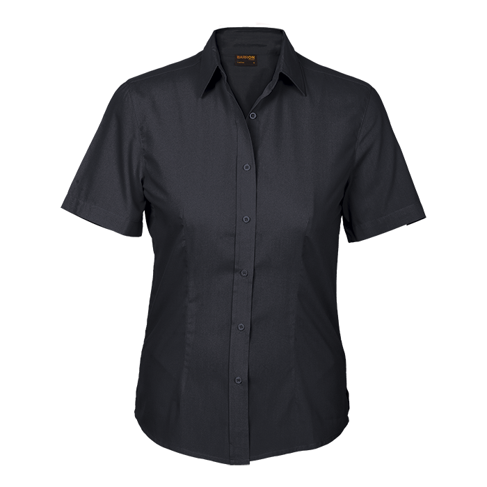 Ladies Basic Poly Cotton Lounge Short Sleeve