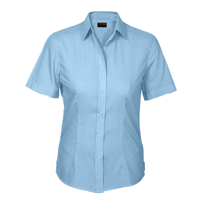 Ladies Basic Poly Cotton Lounge Short Sleeve