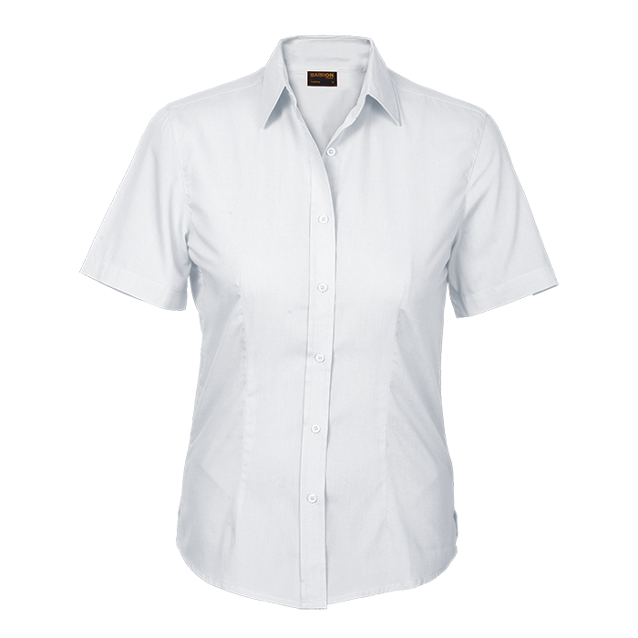 Ladies Basic Poly Cotton Lounge Short Sleeve
