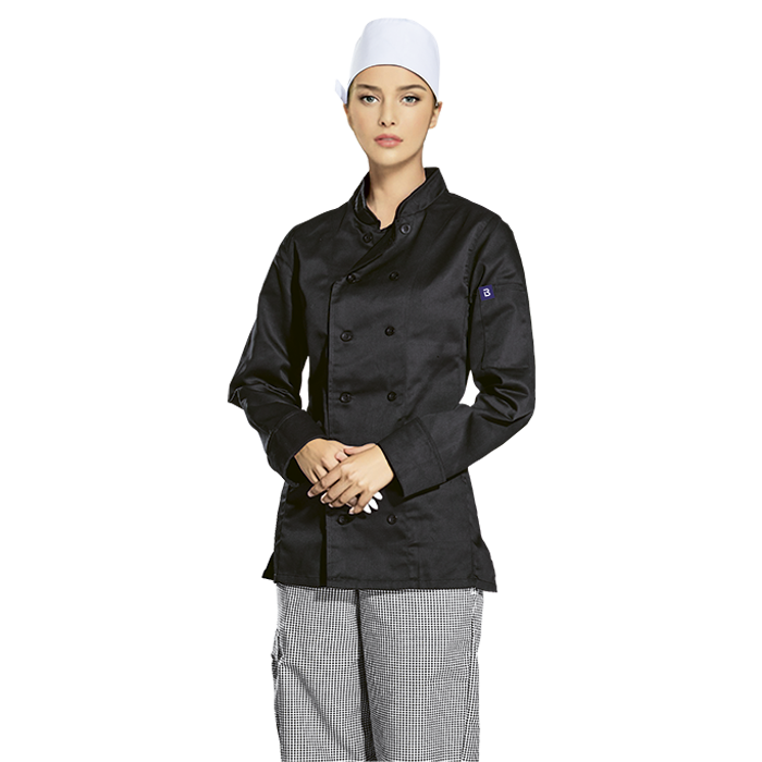 Ladies Long Sleeve Savona Chef Jacket