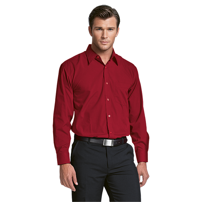 Mens Basic Poly Cotton Lounge Long Sleeve
