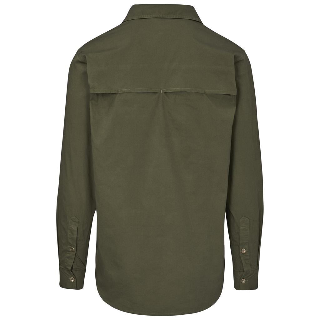Mens Long Sleeve Mawenzi Twill Shirt