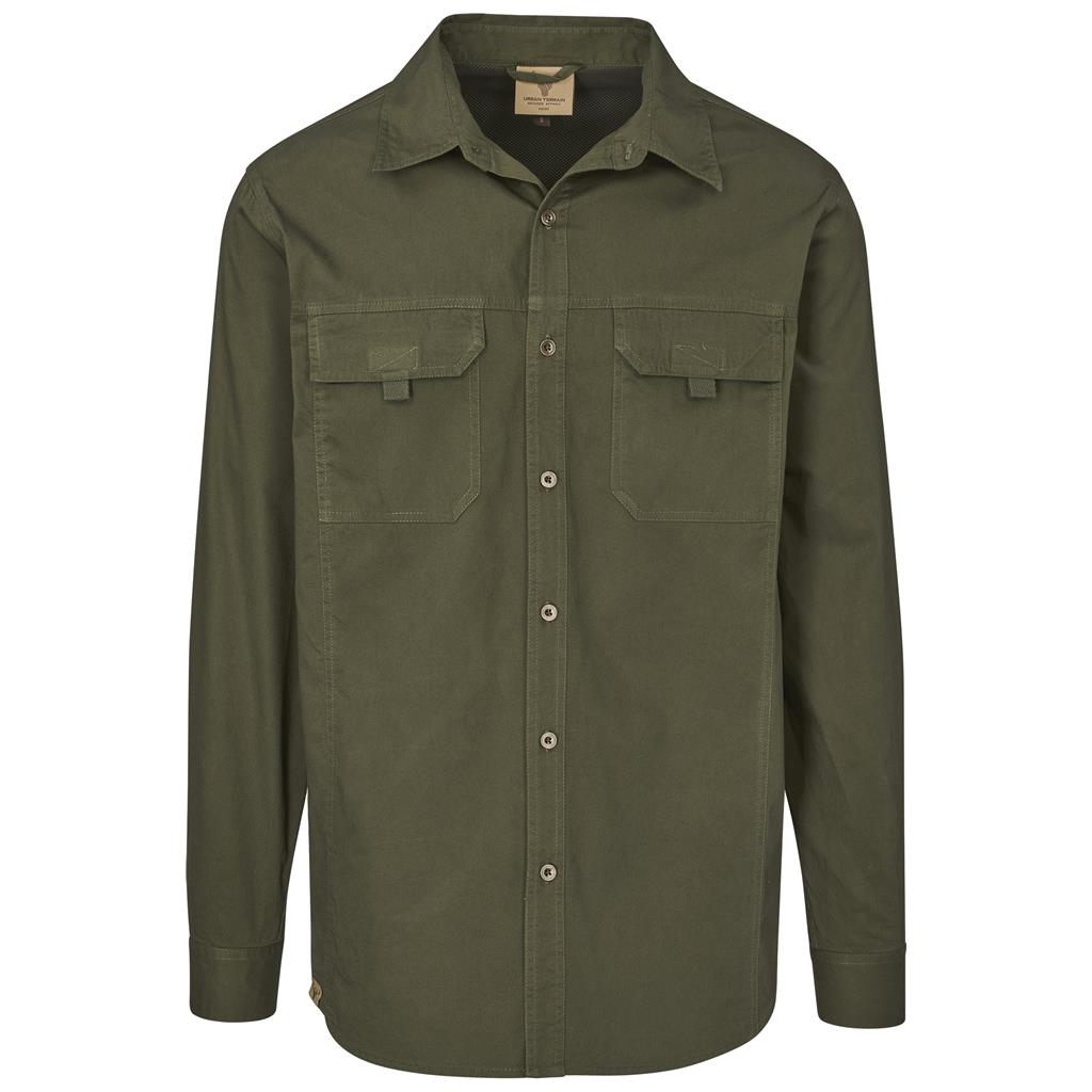 Mens Long Sleeve Mawenzi Twill Shirt