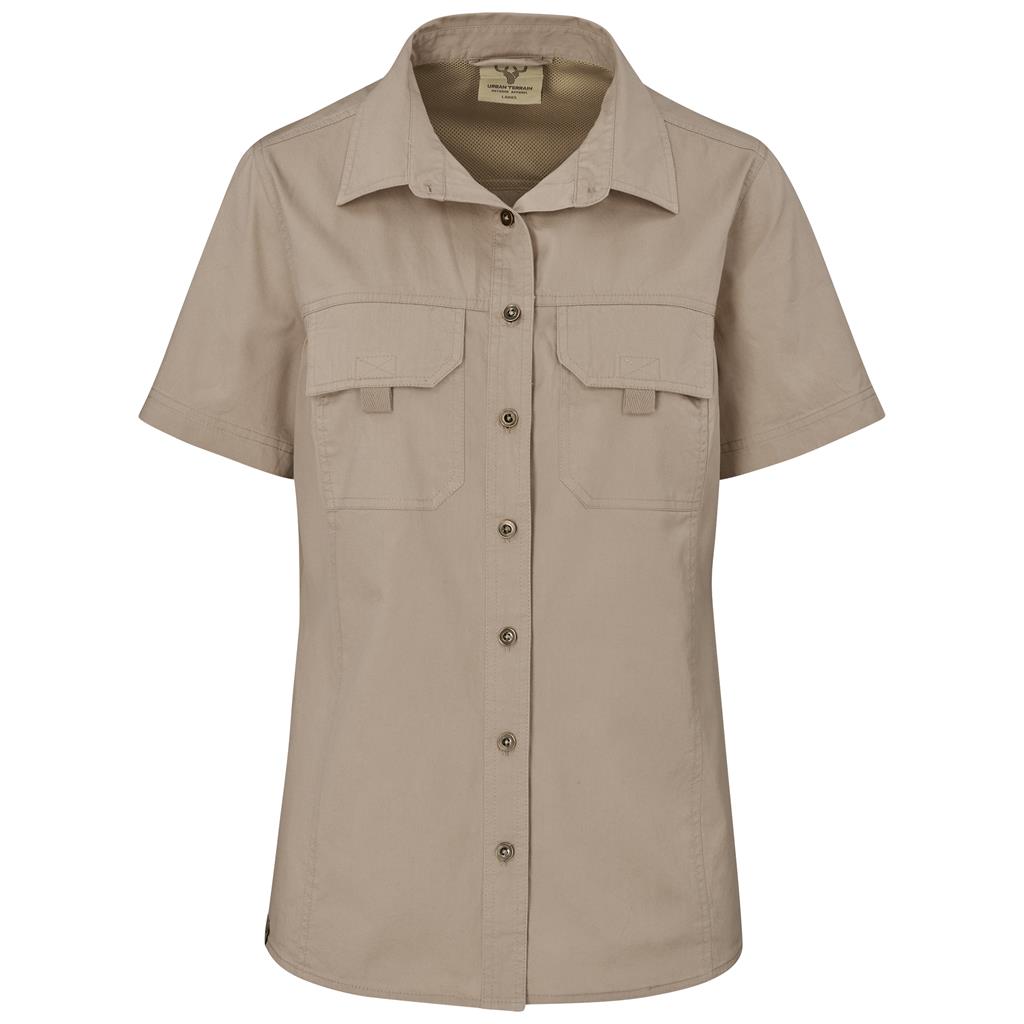 Ladies Short Sleeve Mawenzi Twill Shirt