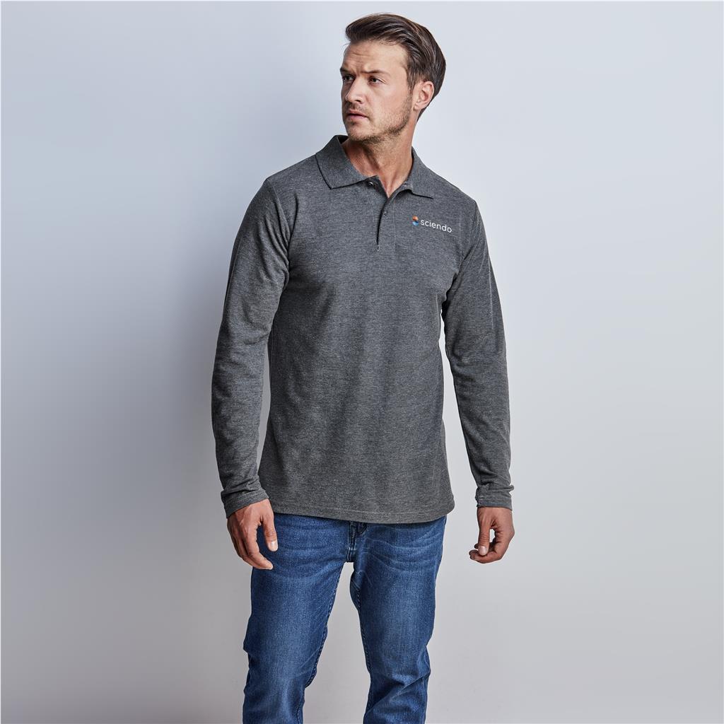 Mens Long Sleeve Elemental Golf Shirt