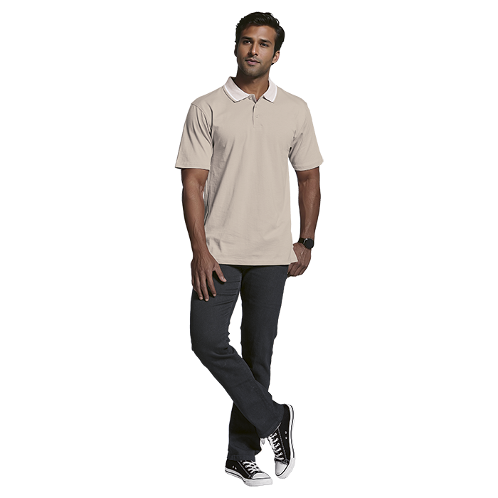 Mens Jacquard Collar Golfer