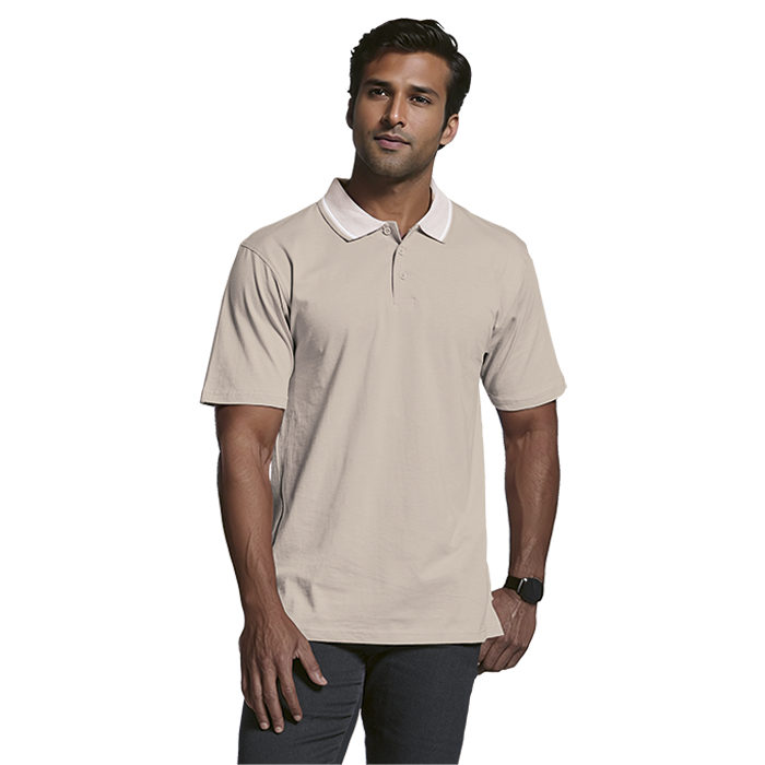 Mens Jacquard Collar Golfer