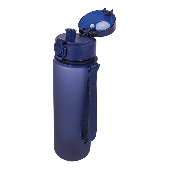 600ml Frosted Cylinder Water Bottle
