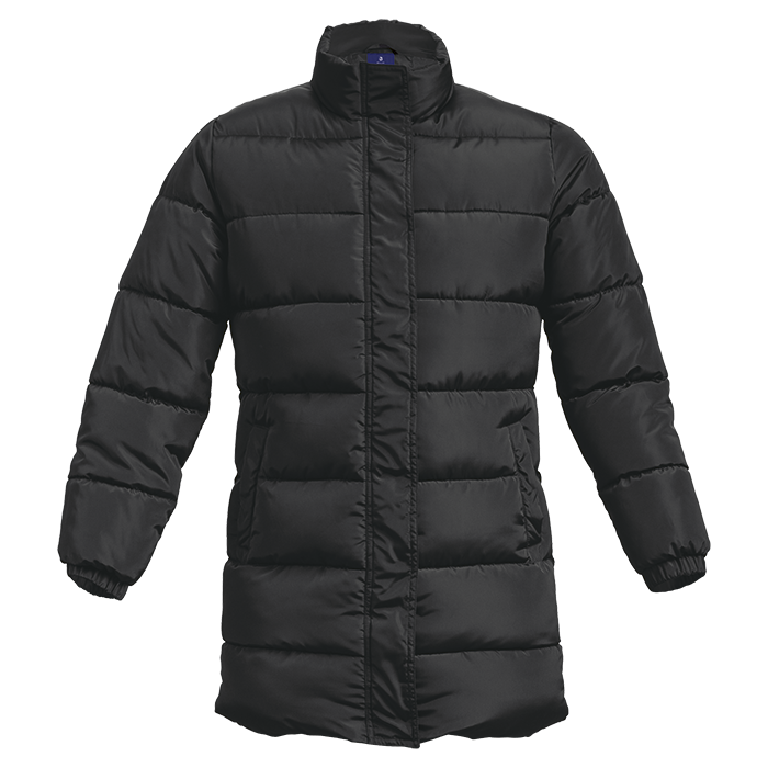 Mens Long Length Puffer Jacket