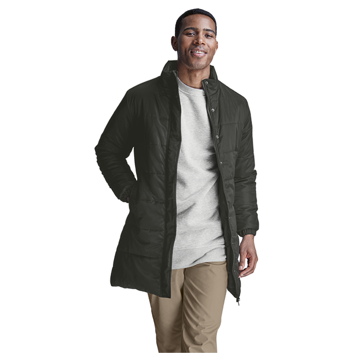 Mens Long Length Puffer Jacket