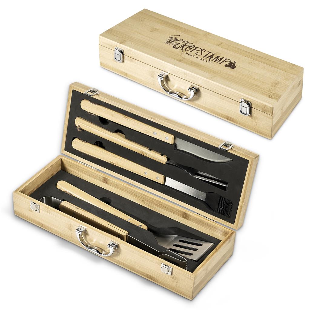 Okiyo Yakiniku Bamboo 5-Piece Braai Set