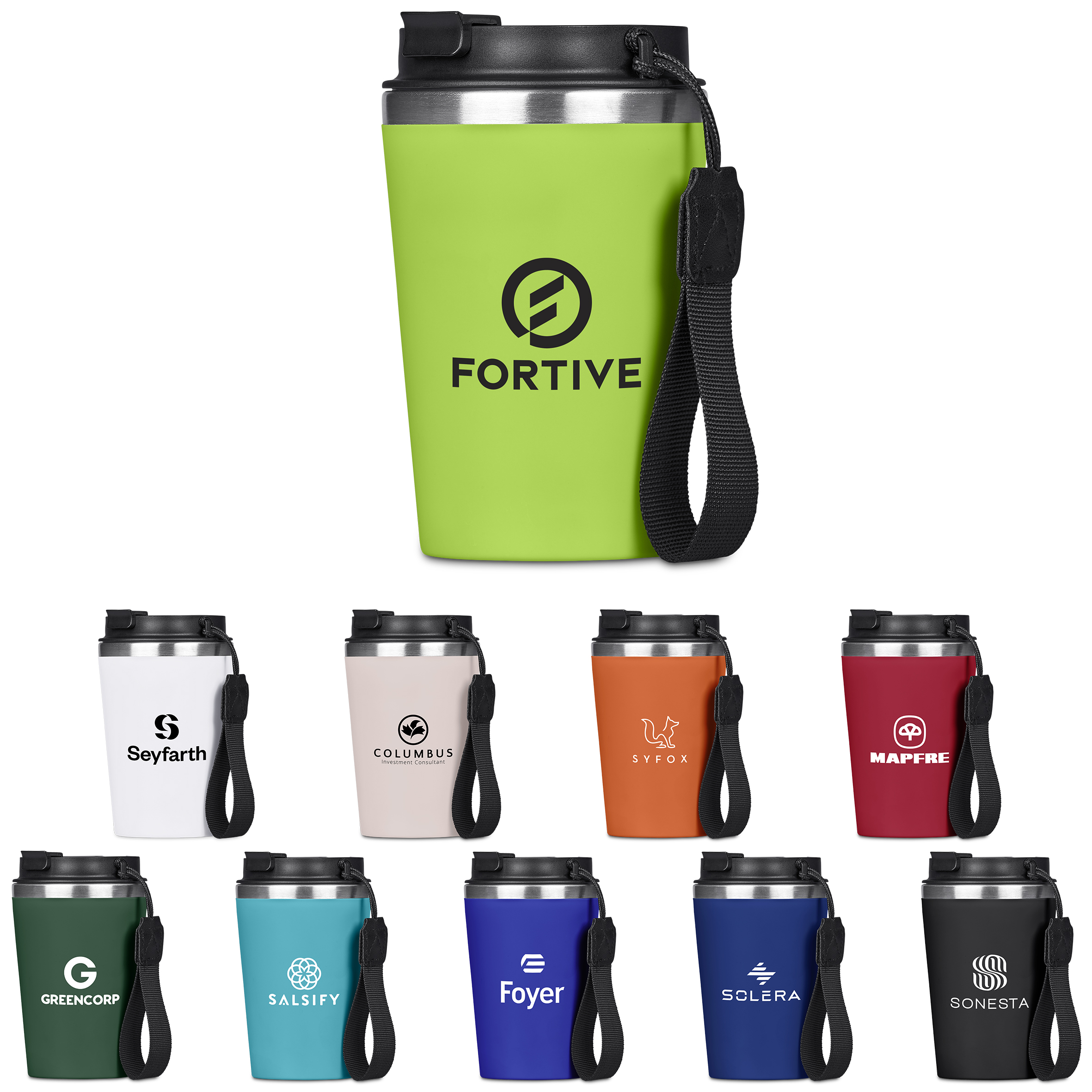 Kooshty Luca Stainless Steel & Plastic Double-Wall Tumbler – 350ml