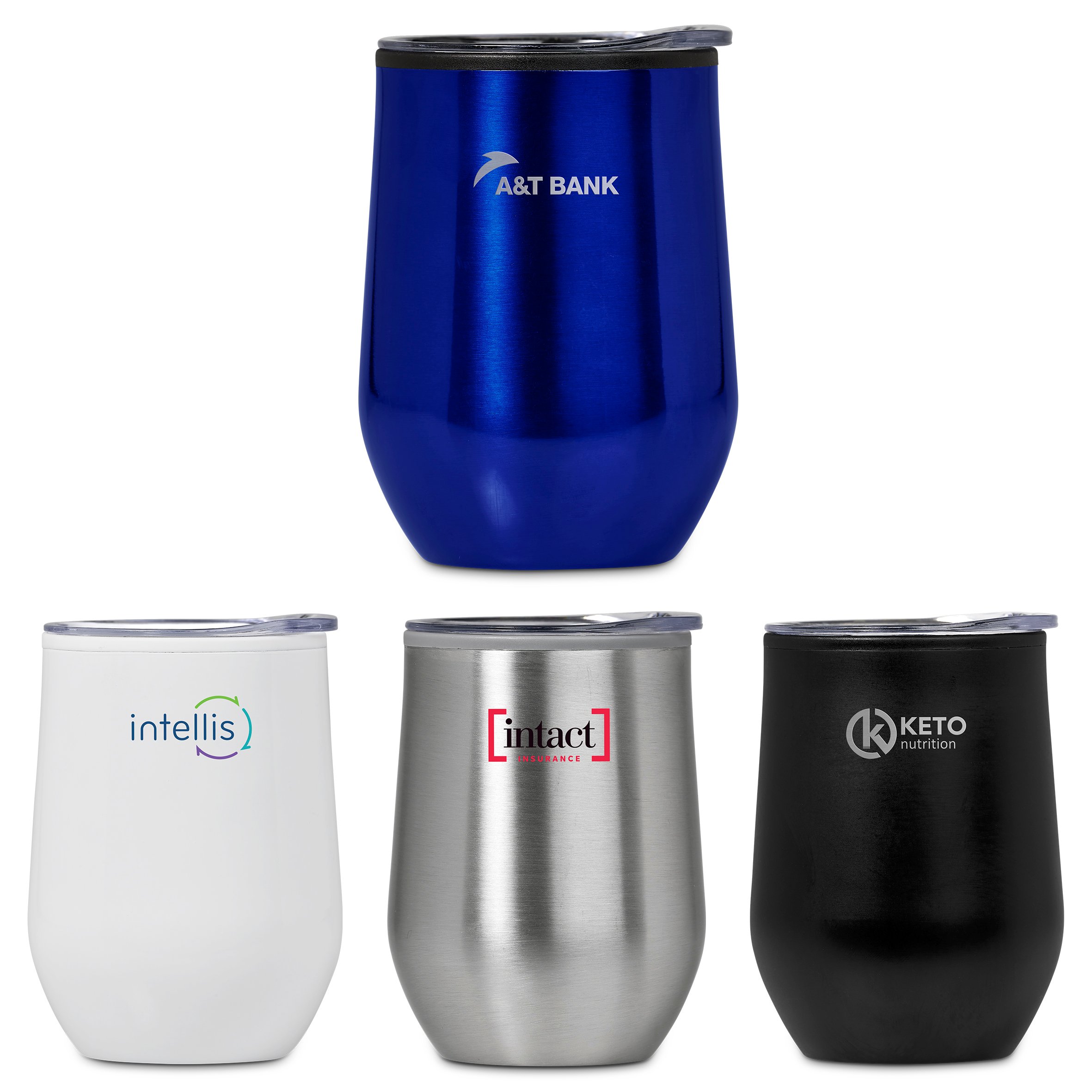 Serendipio Madison Stainless Steel & Plastic Double-Wall Tumbler – 350ml