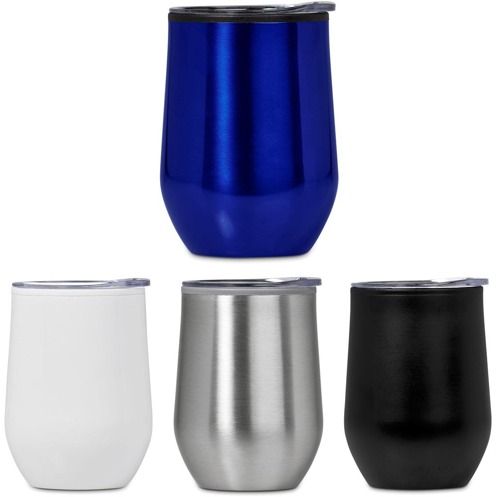 Serendipio Madison Stainless Steel & Plastic Double-Wall Tumbler – 350ml