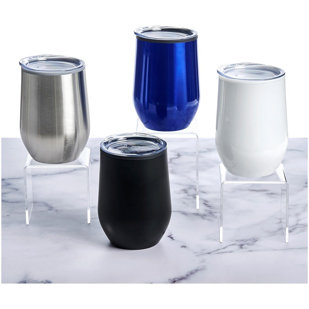 Serendipio Madison Stainless Steel & Plastic Double-Wall Tumbler – 350ml