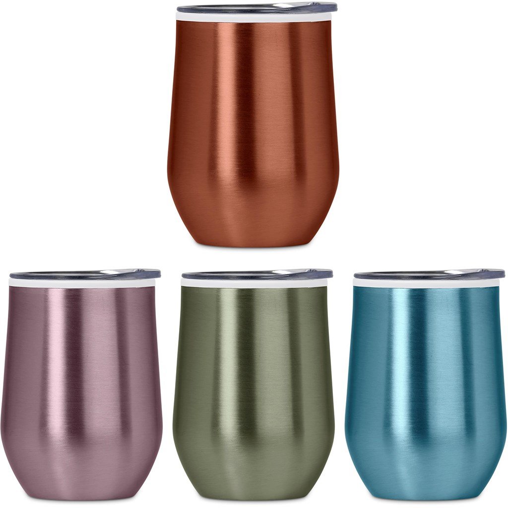 Serendipio Vogue Madison Stainless Steel & Plastic Double-Wall Tumbler – 350ml