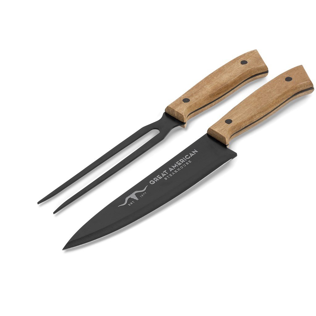 US Basic Butcher’s Block Carving Set