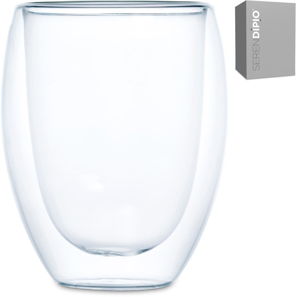Serendipio Lorenzo Glass Double-Wall Cup – 350ml