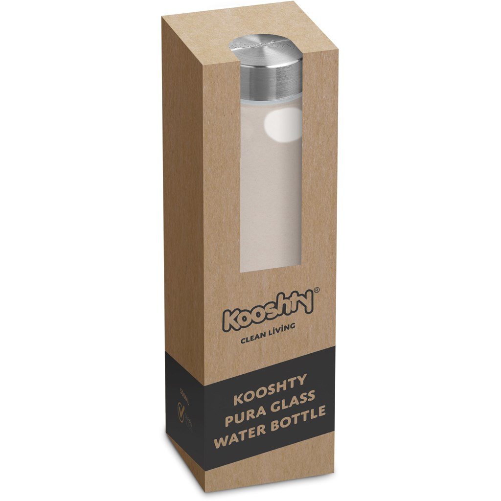 Kooshty Pura Glass Water Bottle – 500ML