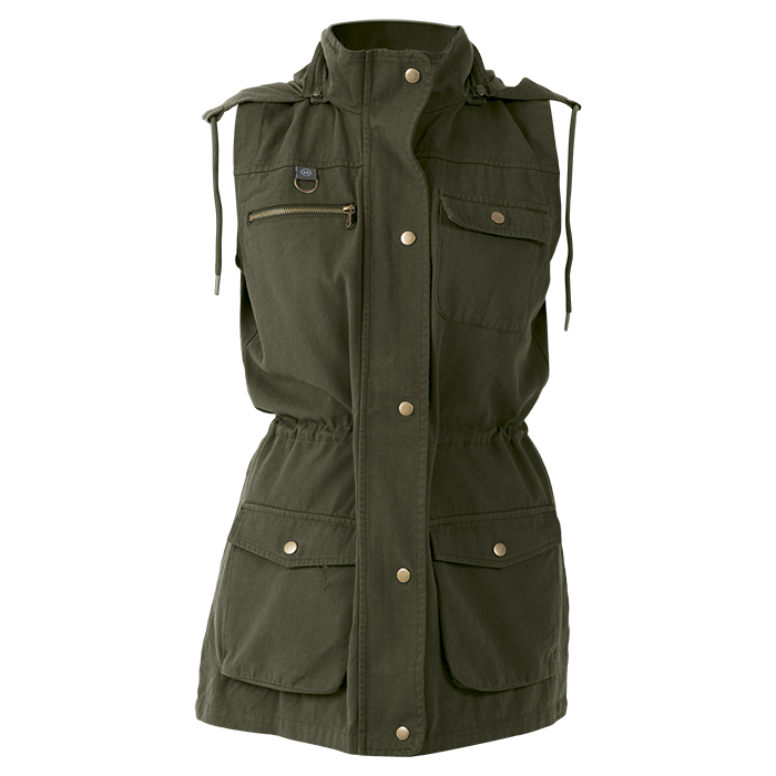 Ladies Heritage Sleeveless Utility Jacket