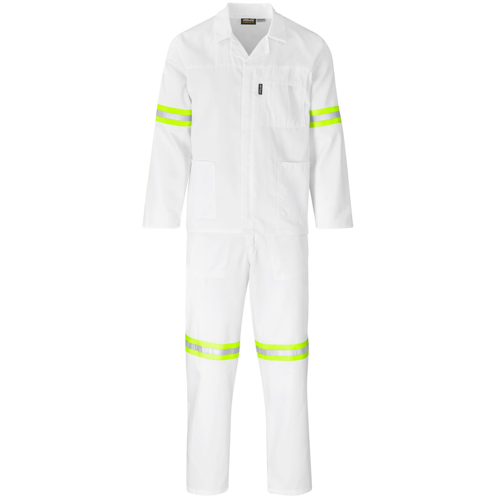 Trade Polycotton Conti Suit – Reflective Arms, Legs & Back – Yellow Tape