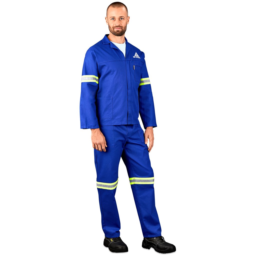 Technician 100% Cotton Conti Suit – Reflective Arms & Legs – Yellow Tape