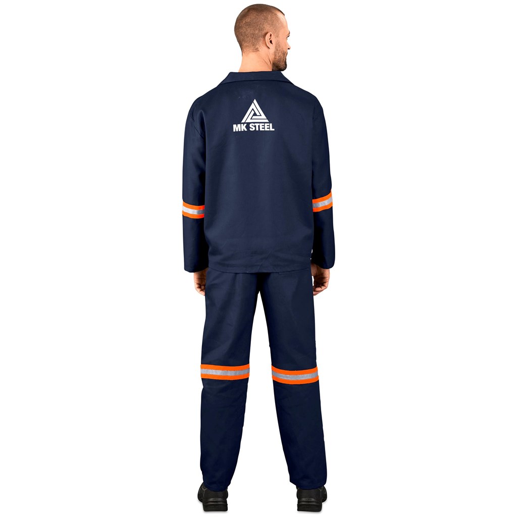 Technician 100% Cotton Conti Suit – Reflective Arms & Legs – Orange Tape
