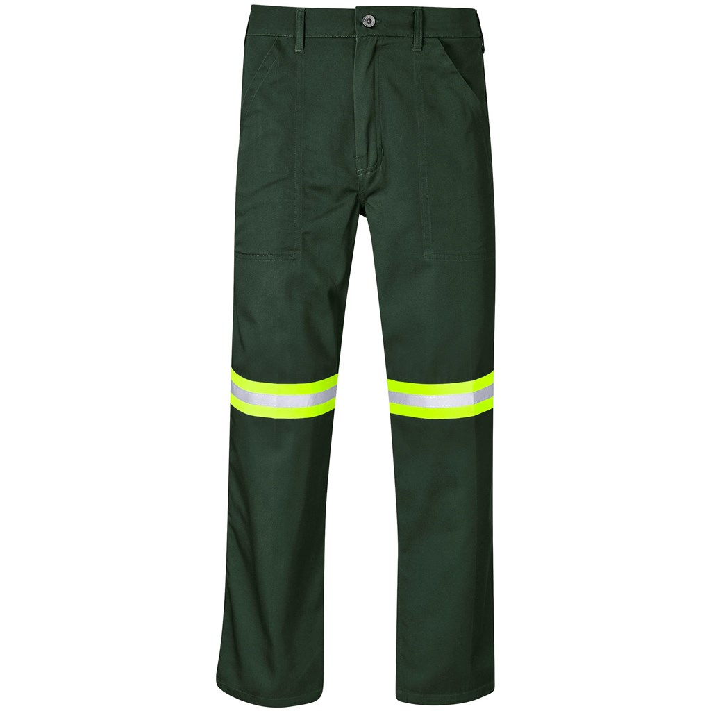 Site Premium Polycotton Pants – Reflective Legs – Yellow Tape