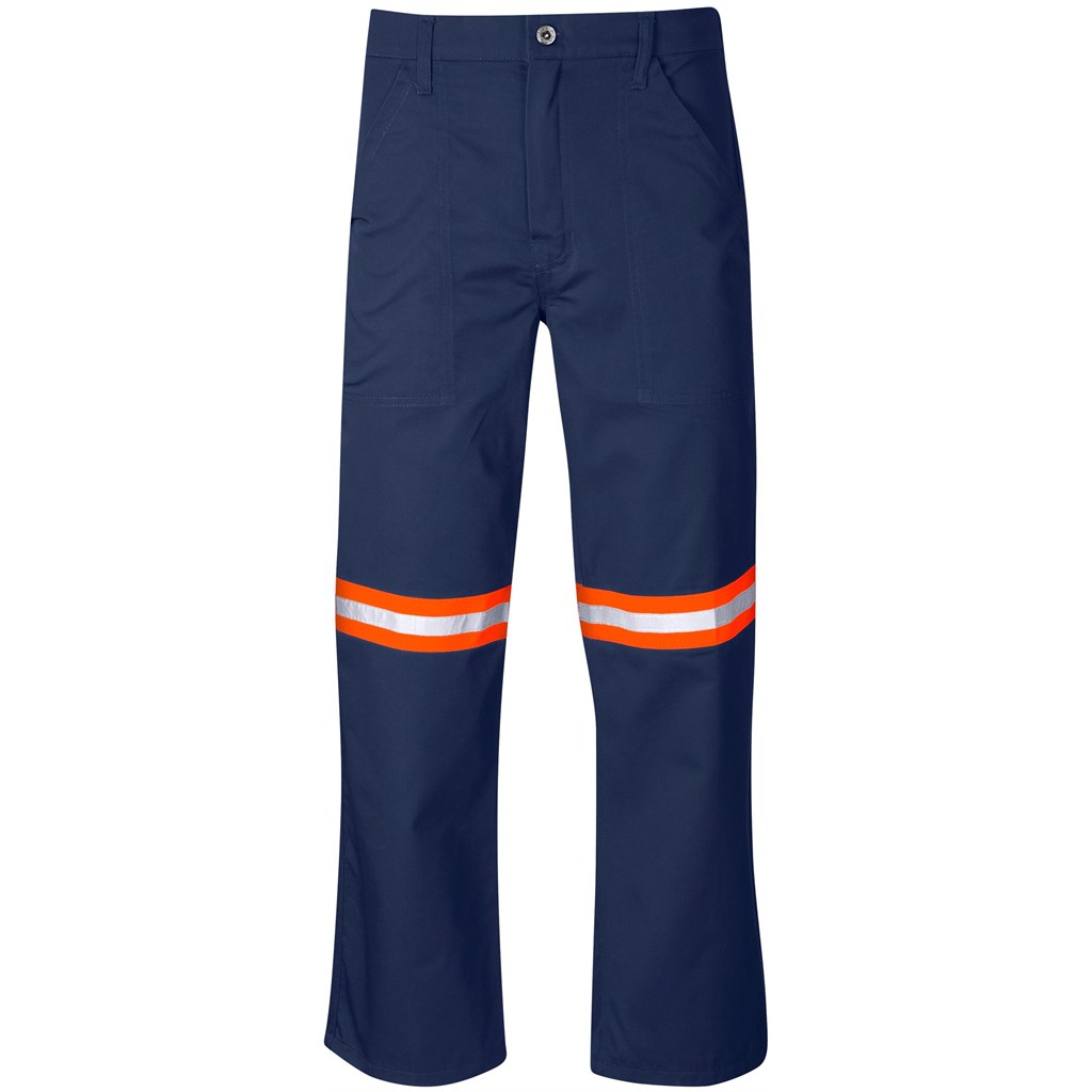 Site Premium Polycotton Pants – Reflective Legs – Orange Tape