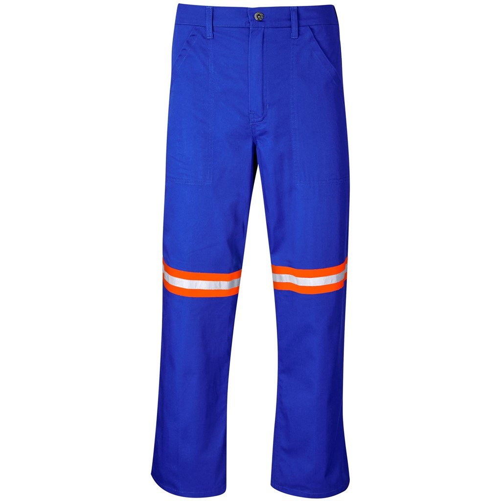 Site Premium Polycotton Pants – Reflective Legs – Orange Tape