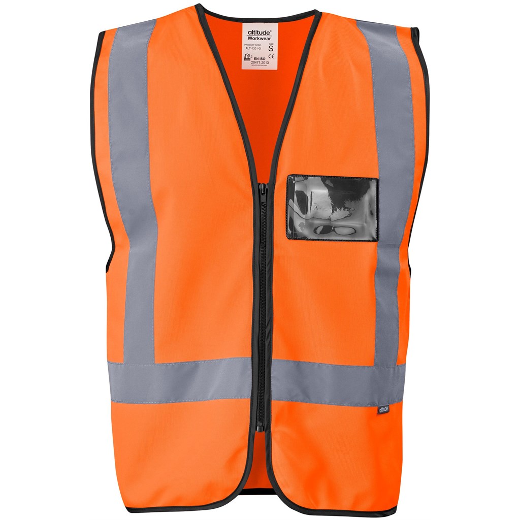 Direction Hi-Viz Reflective Full Zip Vest