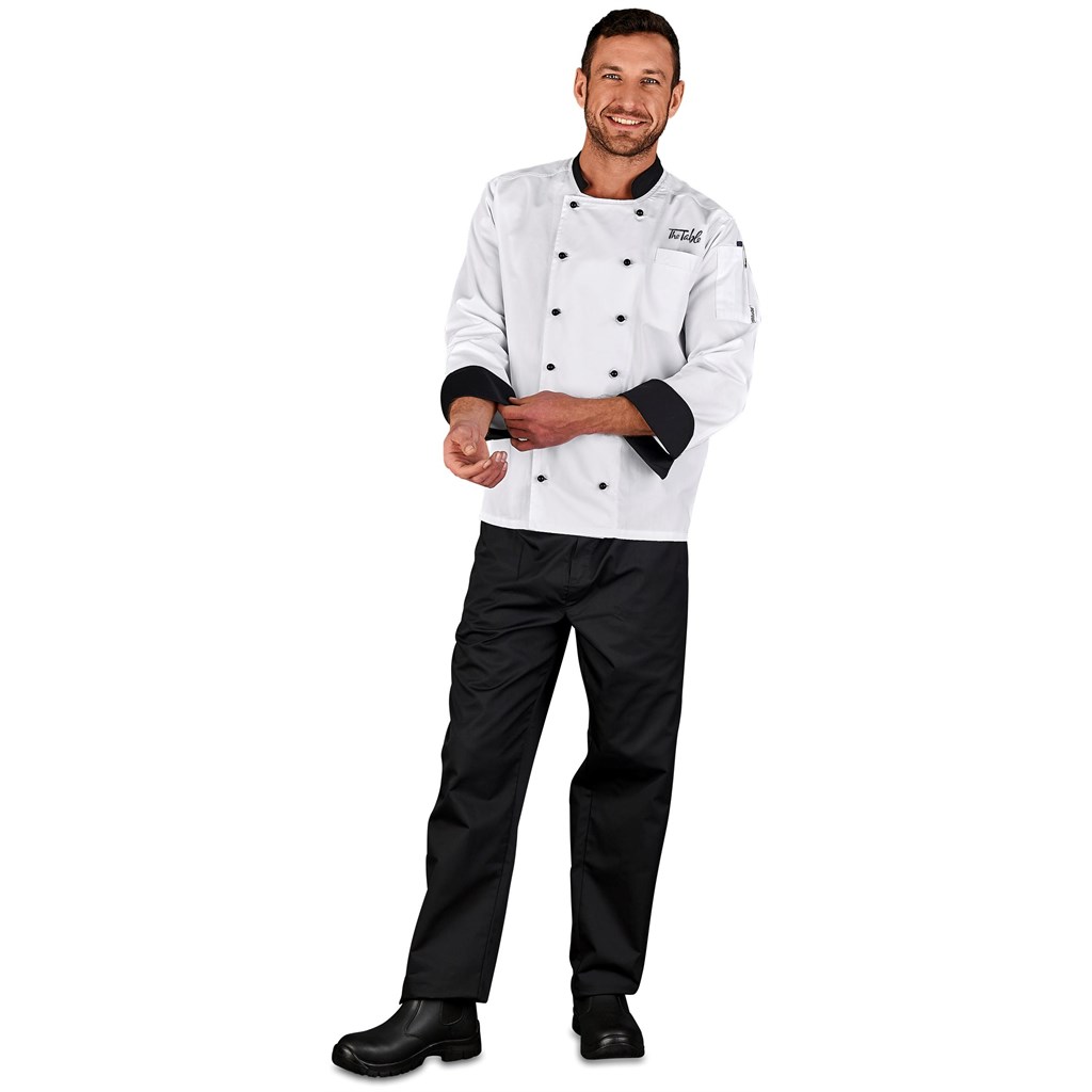 Unisex long sleeve toulon chef jacket