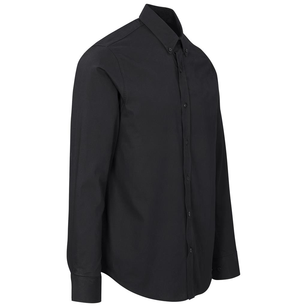 Mens Long Sleeve Brushed Cotton Twill Moderna Shirt