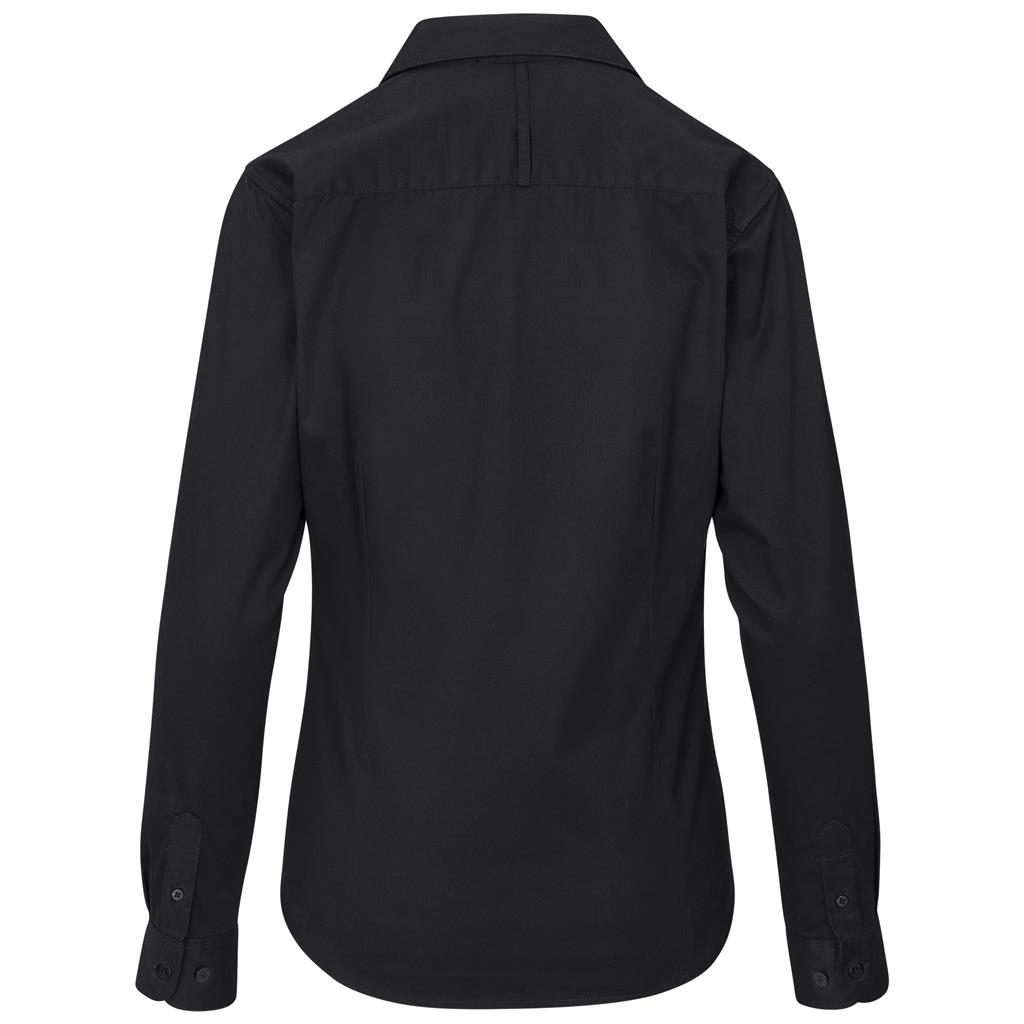 Ladies Long Sleeve Brushed Cotton Twill Moderna Shirt