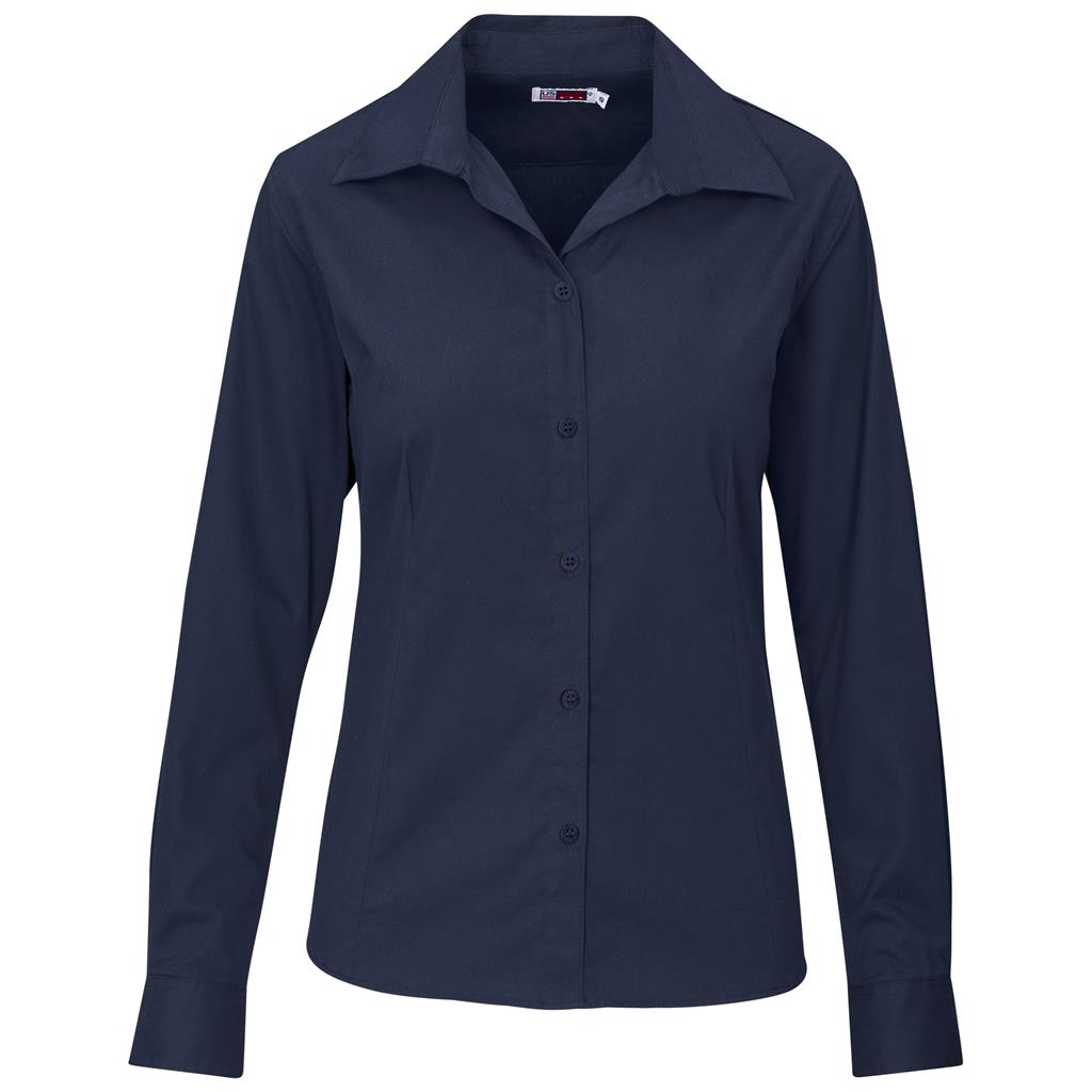 Ladies Long Sleeve Brushed Cotton Twill Moderna Shirt