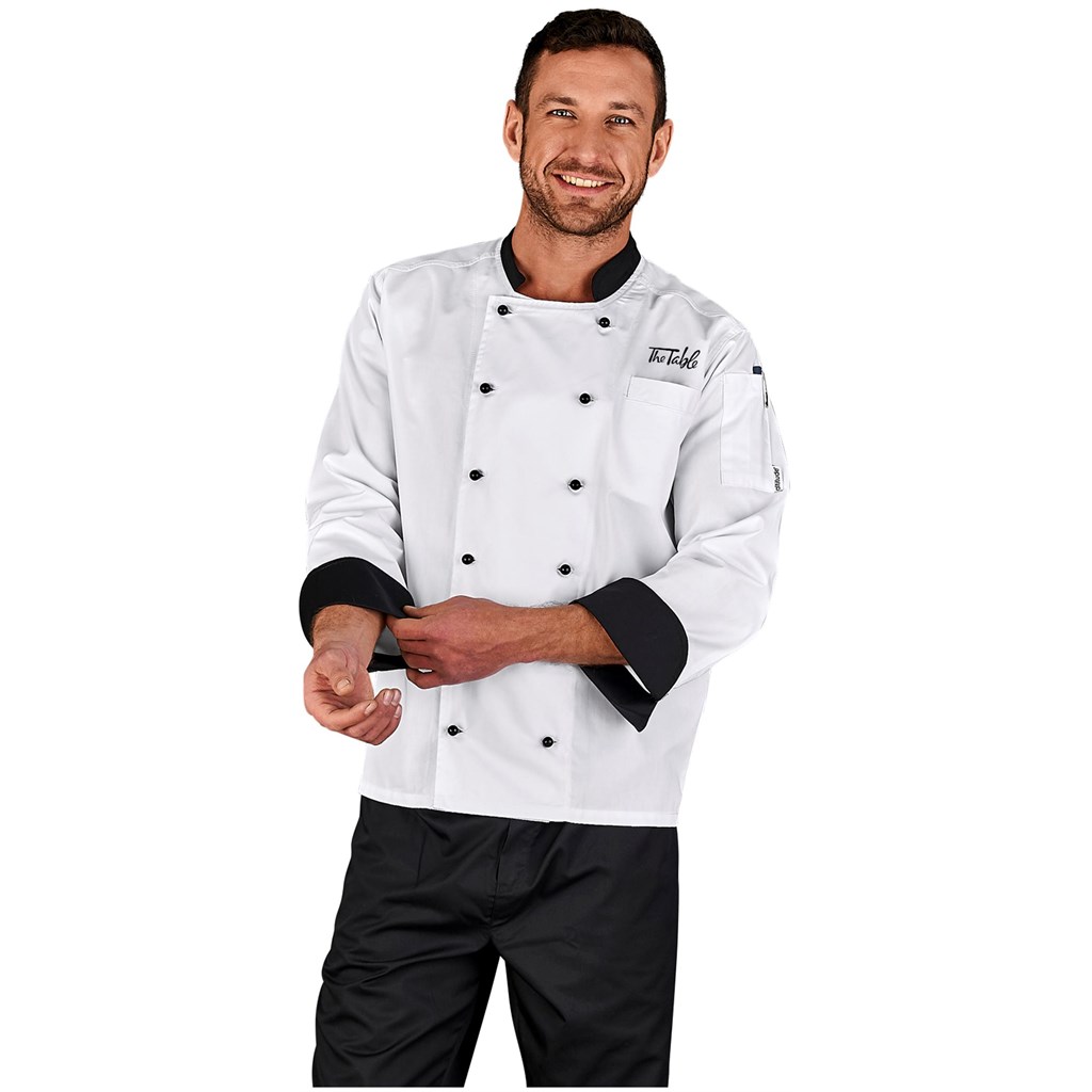 Unisex long sleeve toulon chef jacket