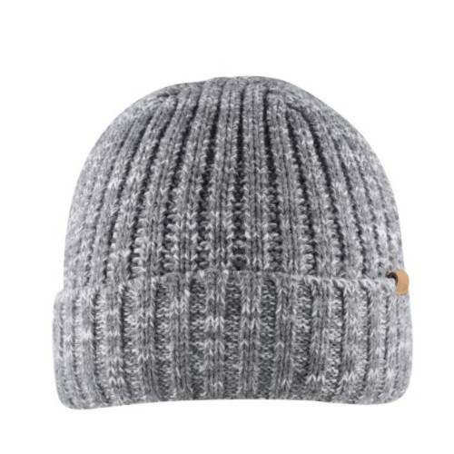 Rib Knit Cuffed Beanie
