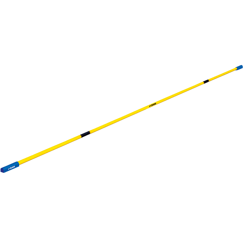 Thin yellow sports training pole.