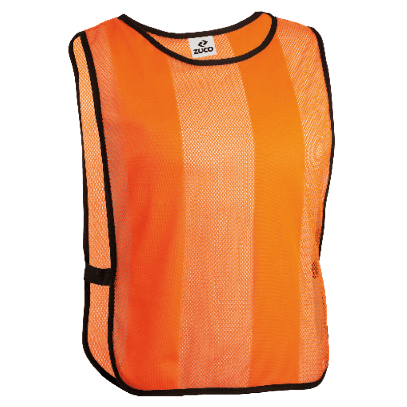 Orange training bib for team sports.