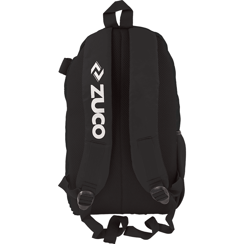Black Zuco drawstring backpack.