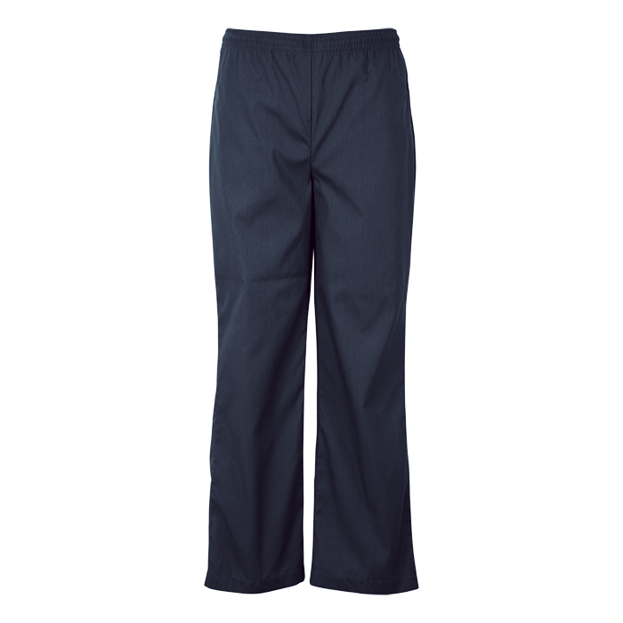 Navy healthcare scrub trousers.