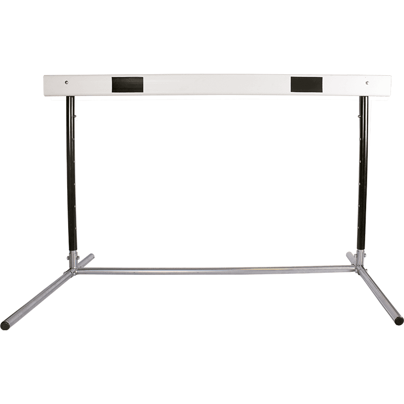 White rectangular sports frame.
