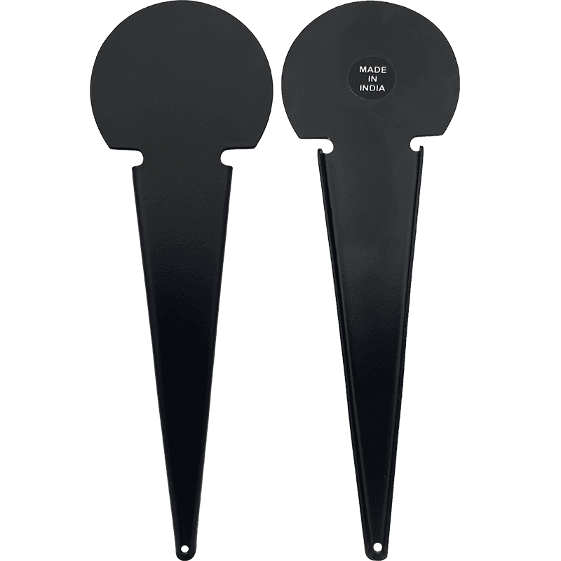 Pair of black pitch markers