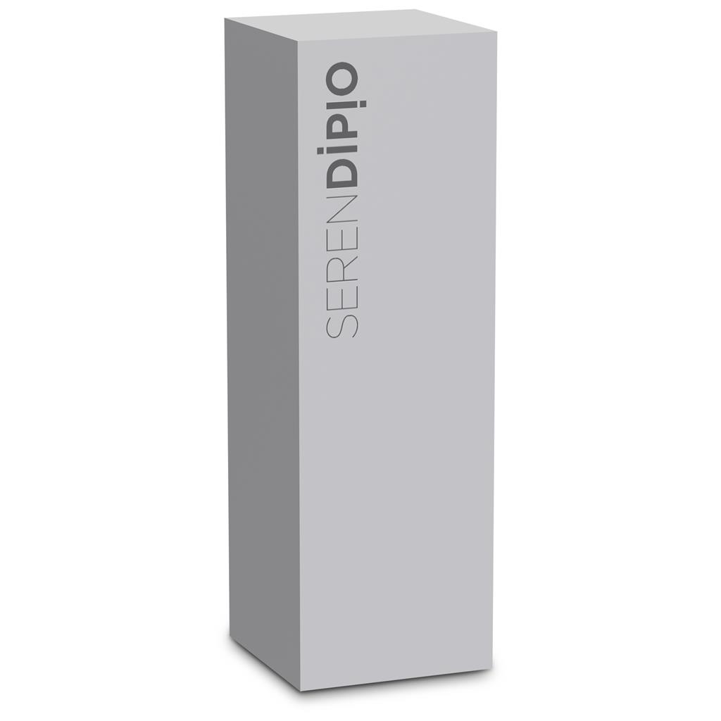 Branded insulated bottle gift box.
