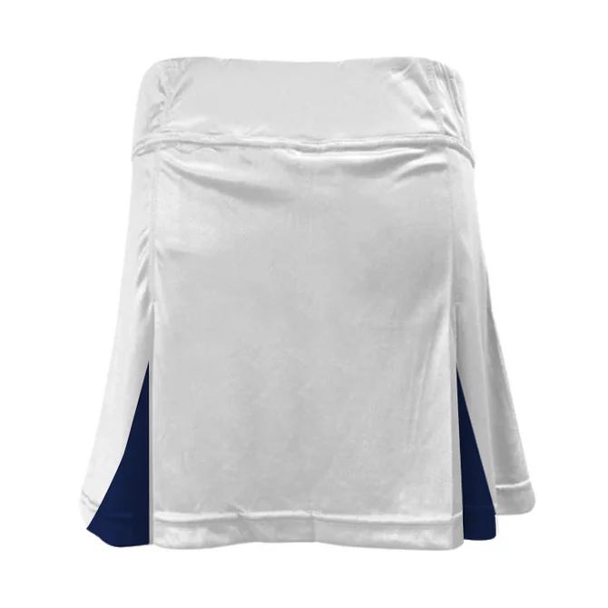 White sports skort for netball and team sports.